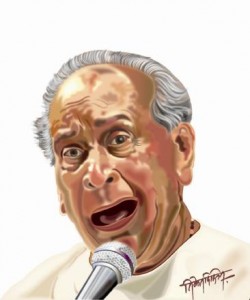 Niket Dixit - Bhimsen Joshi Illustration