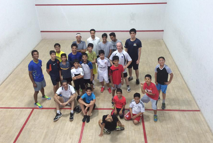 ILS grad turned Pro Abhinav Sinha's Rolling Nicks Squash Academy of