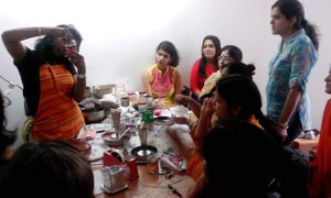 Candle Mart - Saranga Thakre in Candle making workshop