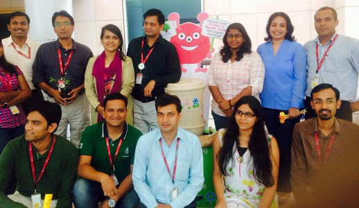 ILC - Dhanashree with Tech Mahindra staff