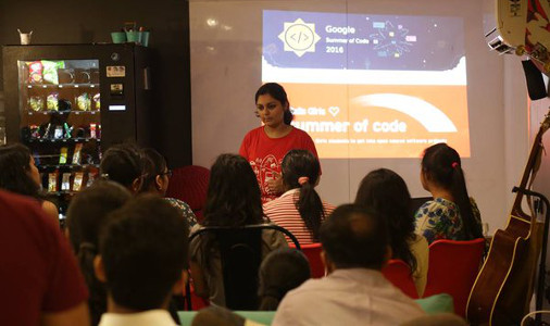 Jigyasa Grover at Women Techmakers Session Delhi
