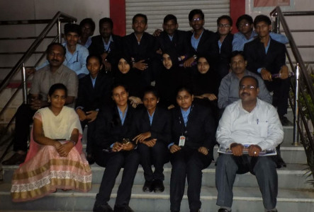 Professor Srinivas Gunda - NSV students visiting Siva Sivani Institute of Management Secunderabad