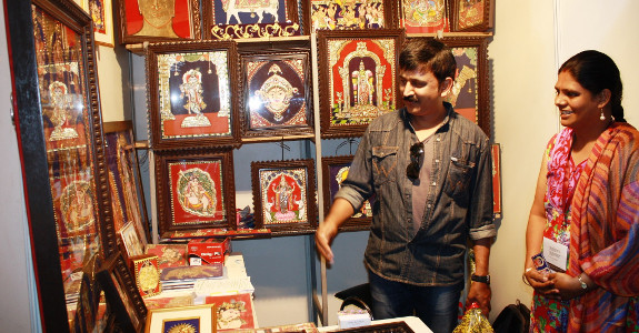 Swarna Raja Kochi - Tanjore Art Exhibition - Appreciation by Dignitaries 6