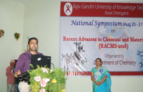 Dr Ravi Varala as convener of RACMS 2016-National Symposium 2