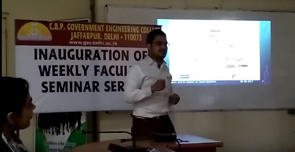 Aditya Tandon delivering Lecture on Pedagogy