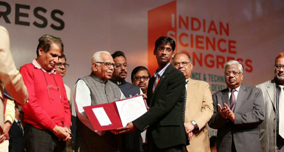 Dr Saikat Kumar Seth - Young Scientist Award at Indian Science Congress