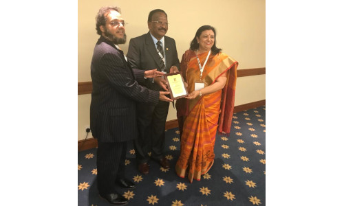 Dr Ranjana Jha - ASDF Global Awards for Best Professor of the year 2018